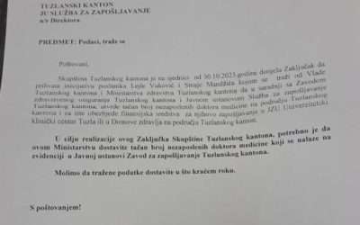ZAPOŠLJAVANJE DOKTORA MEDICINE